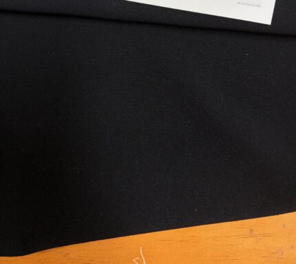 LFN69020 Black Acetate Blend Crepe fabric